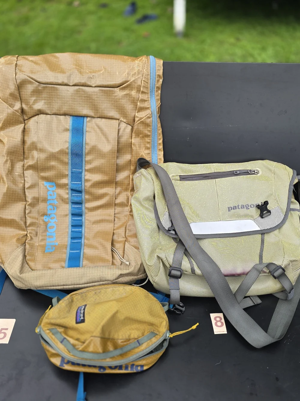 Patagonia Blue Roll-Top Backpack - Lightweight Men’s Pack Black Hole